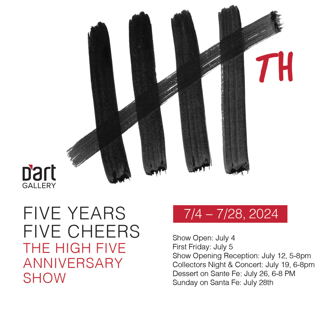 D'art 5th Anniversary Group Show